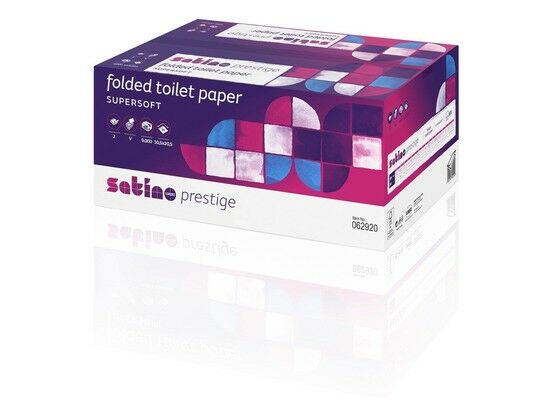 Bulk losse vellen toiletpapier wit ECO 40 x 224st