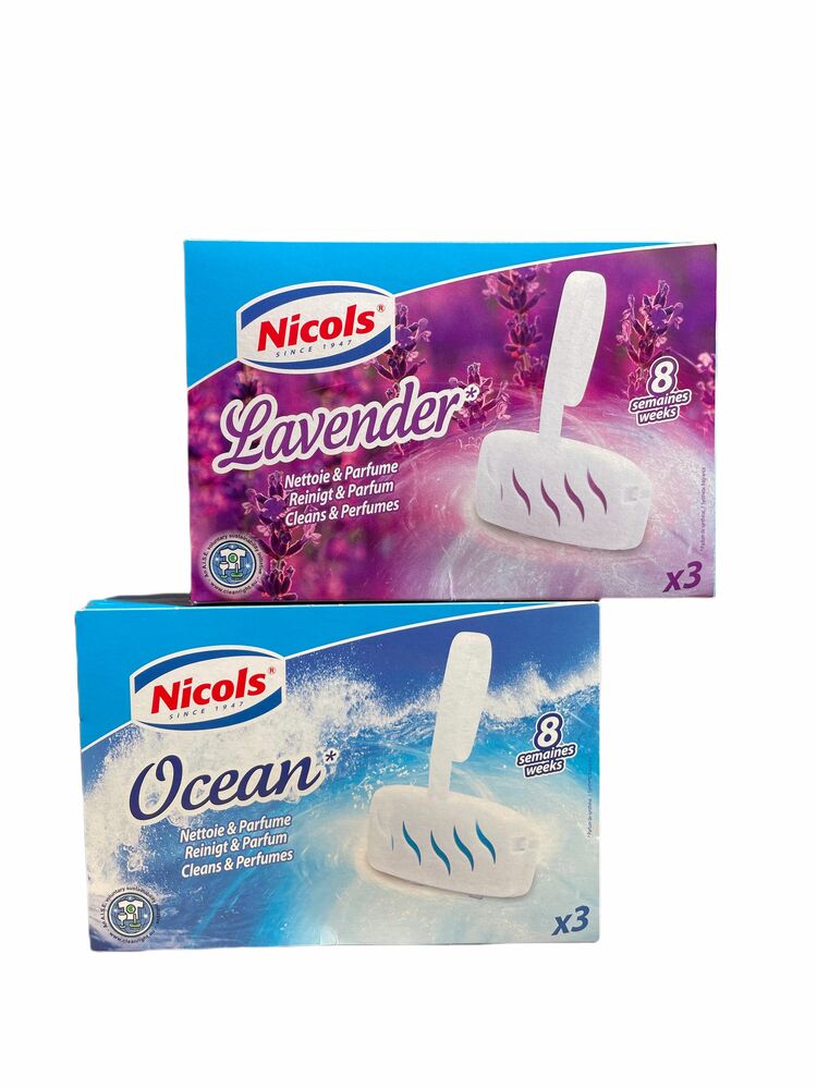 Nicols toiletblokjes 40gr 3st