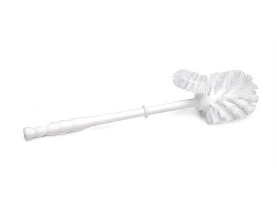 Toiletborstel met randborstel en pot